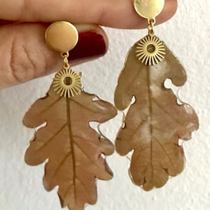 Pendientes Embrujo de Carballo